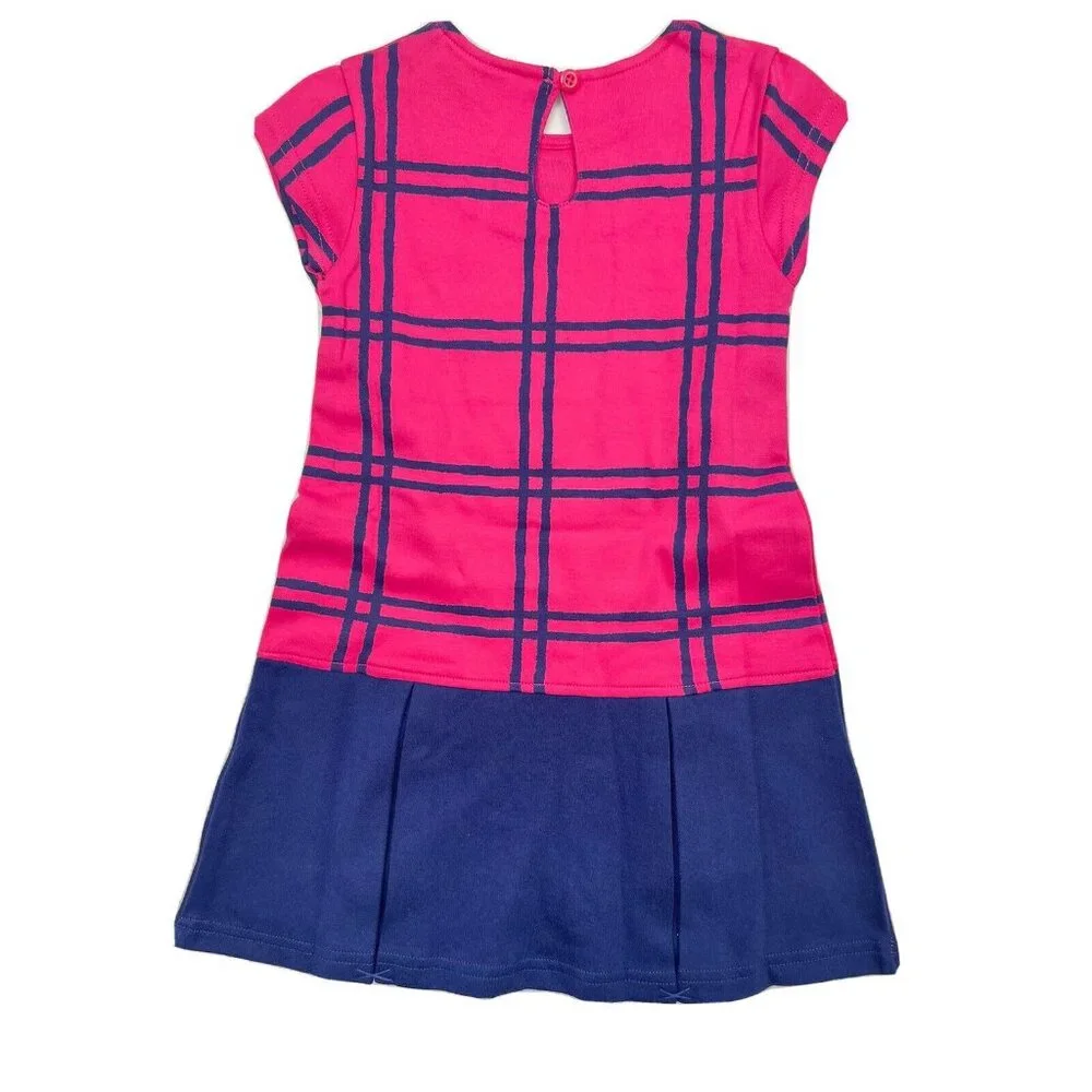 Gymboree Girls Drop Waist Dress Size 4 100% Cotton